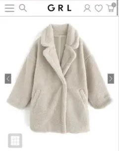 グレイル　ベージュ ボアジャケット