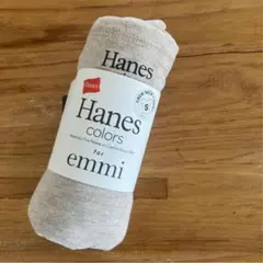 Hanes colors emmi コラボ Tシャツ ベージュ　Sサイズ　②