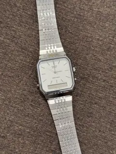 CASIO カシオ AQ-419 クォーツ 腕時計 純正ベルト