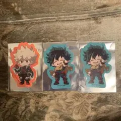 GiGO限定 僕のヒーローアカデミア ヒロアカ ステッカー 　爆豪勝己　緑谷出久