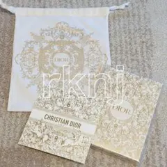 ディオール ♡ ノベルティ ノート 巾着 ホリデー