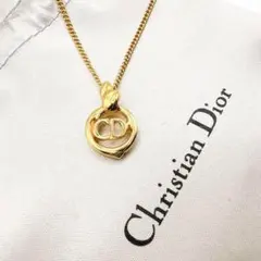 2595-2 極美品✨　Dior　ネックレス　CD ロゴ　希少　刻印　cm