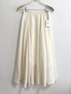 【タグ付き】グレイル GRL アイボリー フレアスカート ロング