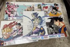 【新品未開封品5種セット】 ドラゴンボール くじ H賞クリアポスター