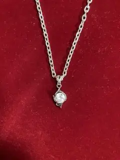Season ジルコニアネックレス チェーンの長さ約49cm