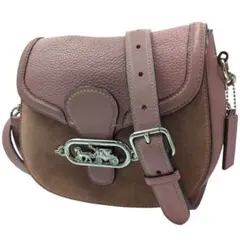 coach ショルダー　馬車金具　スエードのサムネイル