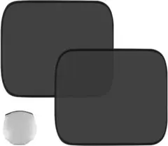 車用サンシェード2枚セット 99%UVカット カーシェード 日除け 遮光 断熱