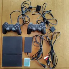 PlayStation 2 本体 コントローラー2つ付き