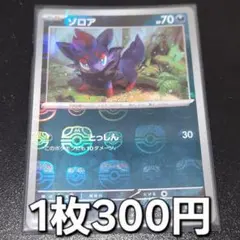 ゾロア　マスターボールミラー　ポケモンカード