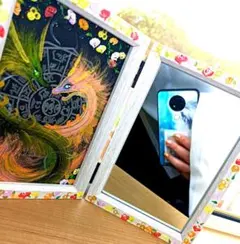 開運絵画 金の成る木 フトマニ図 龍樹 昇龍 金運 財運 金箔 マルチ