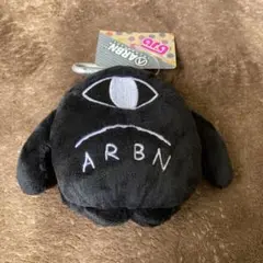 新品タグ付き　アシックス　ぬいぐるみ パスケース　ARBN ブラック