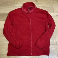 90s LAND'S END ジップアップ　フリース　XL レトロX