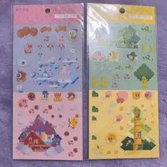 星のカービィ ザ・ランドスケープ・オブ・ドリームランド クリアシール 2種セット
