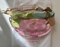 COACH パッチワーク ショルダーバッグ