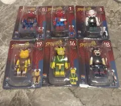 ベアブリック　スパイダーマン　くじ　6体　BE@RBRICK