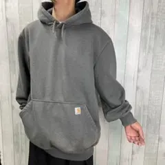 カーハート パーカー プルオーバー サンフェード グランジ M グレー