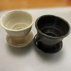 湯飲み 茶托付き 2客セット 和食器