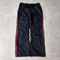 00s old adidas ナイロン ワイドトラックパンツ y2k テック
