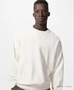 ユニクロ　スウェットシャツ　XL オフホワイトのサムネイル