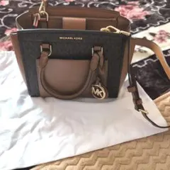 [美品]MICHAEL KORS マイケルコース　ハンドバッグ　 ブラウン