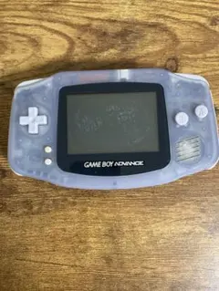 ゲームボーイアドバンス 本体 クリア（動作未確認・画面異常）