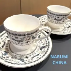未使用　ナルミ　チャイナ　カップ&ソーサー2客