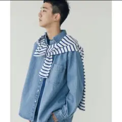 アーバンリサーチドアーズ　FORK&SPOON　デニムシャツジャケット