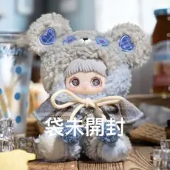 Meymei メイメイ　ぬいぐるみ　bear くまクッキー　 水色　ラムネ