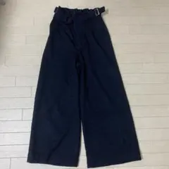 秋冬 ガウチョパンツ