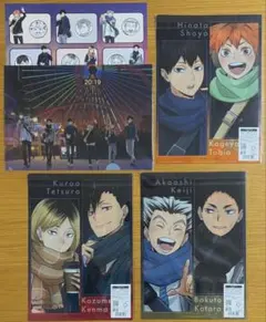 ハイキュー‼︎　コスモワールド　クリアファイル　スタンプラリー　烏野　音駒　梟谷