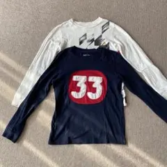 Gap長袖カットソー スポーツカーデザイン 2枚セット150美品