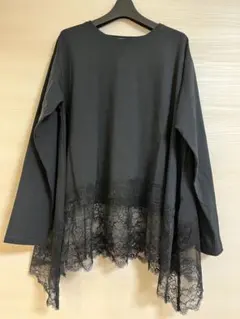 SLOBE IENA スローブイエナ レースコンビカットソー ブラック - メルカリ