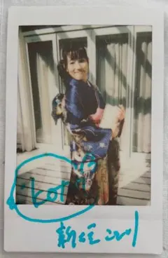 志摩ことり (しまことり) (新垣ことり 水澤侑子) サイン チェキ その2