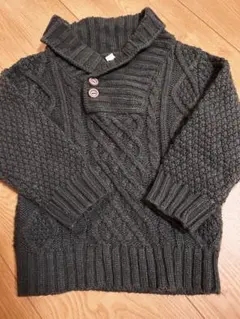 ケーブル編　ニット　セーター