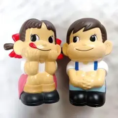 昭和レトロ 不二家洋菓子店 ペコちゃん ポコちゃん 貯金箱 2体セット