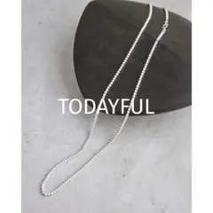 美品todayful Ball Chain Necklace Silver925
