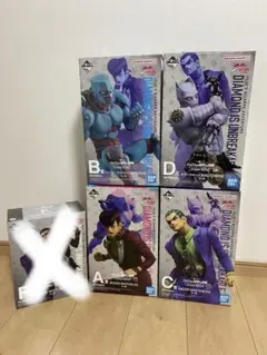 一番くじ ジョジョの奇妙な冒険 未開封フィギュア4体セットまとめ売り