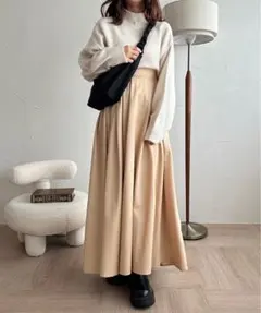 apresjour タックデザインスカート