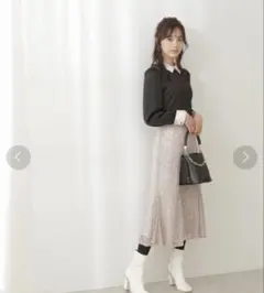 PROPORTION BODY DRESSINGモールレースマーメイドスカート