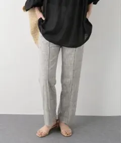 新品タグ付き】FRAMeWORK コットンMIXツイードワイドパンツ 38 - メルカリ
