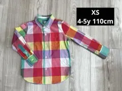 GAP kids ギャップ　チェック柄シャツ　ギンガム　4-5y 110cm