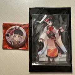 鬼滅の刃 ufotable 午年 アクリルスタンド、缶バッジ 栗花落カナヲ