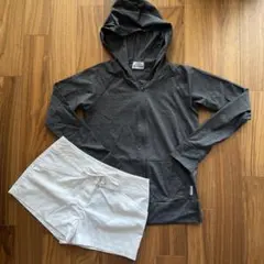レディースMサイズ⭐︎ラッシュガードとUNIQLOボードショーツセット