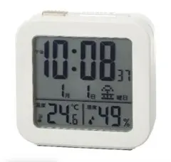 クレファー CREPHA 電波クロック センサー付き IAC5667IV 白系