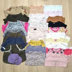 130cm　女の子夏服まとめ売り　25点