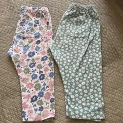 ユニクロ　レギンス　スパッツ　110 2本セット 七分丈