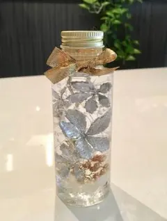 ハーバリウム  ホワイトクリスマス✴︎ミニボトル