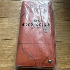 新品 COACH コーチ 長財布 CK427 ライムイエロー ストラップ 付属品
