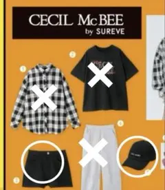 CECIHL McBEE アベイル　コラボ品　2点セット
