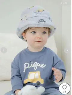 ジェラートピケ キッズアンドベイビー キッズ フリースハット